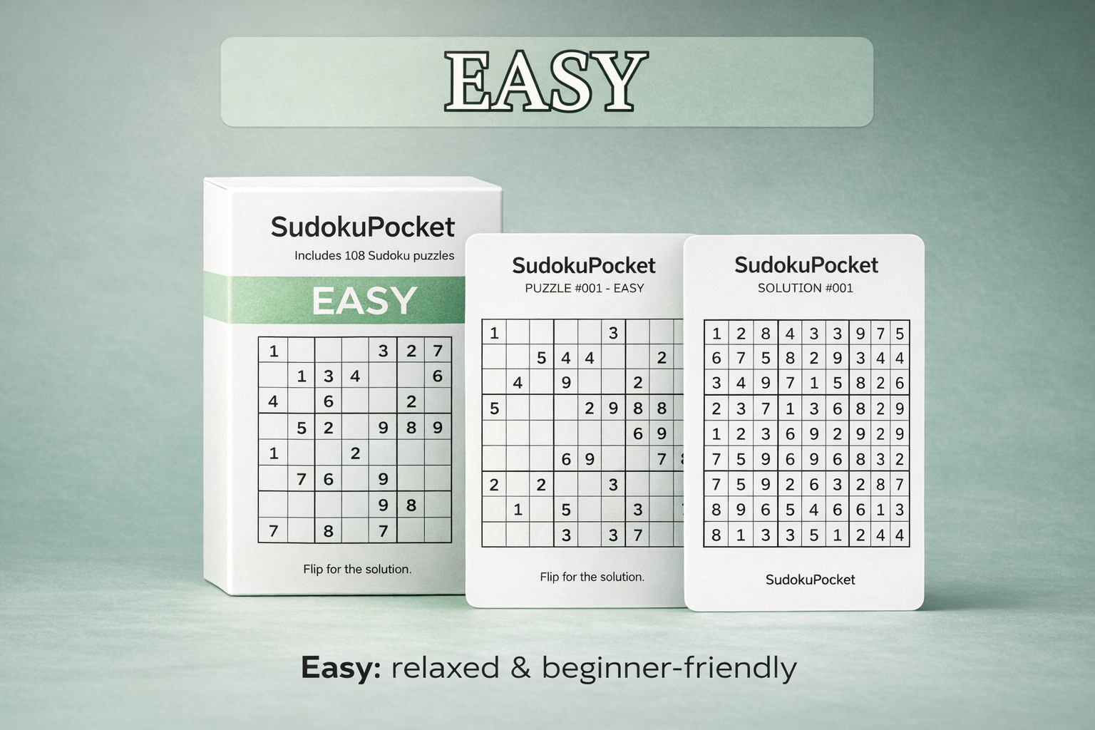 Easy: relaxed & beginner-friendly
