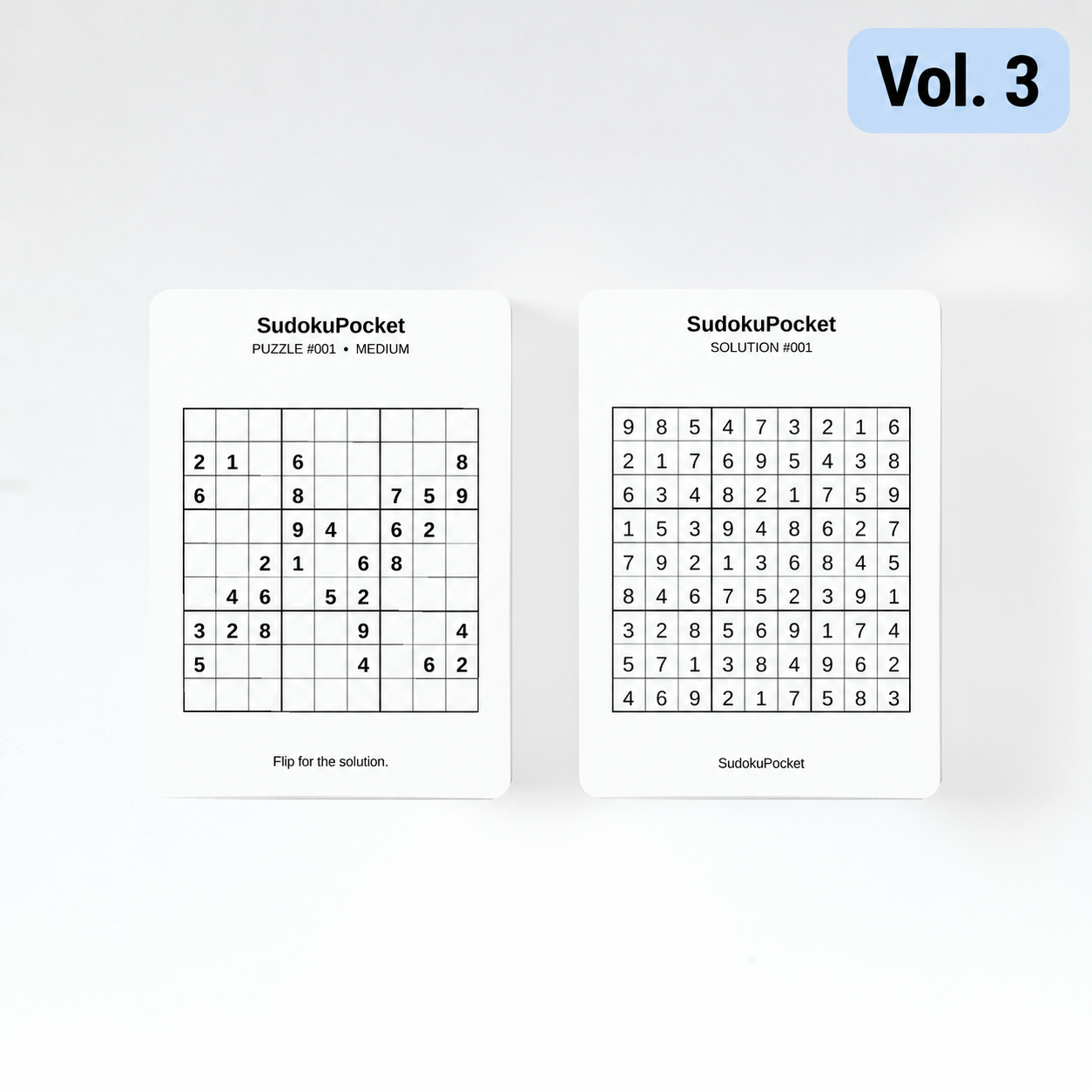 Sudoku Pack Medium Volume 3