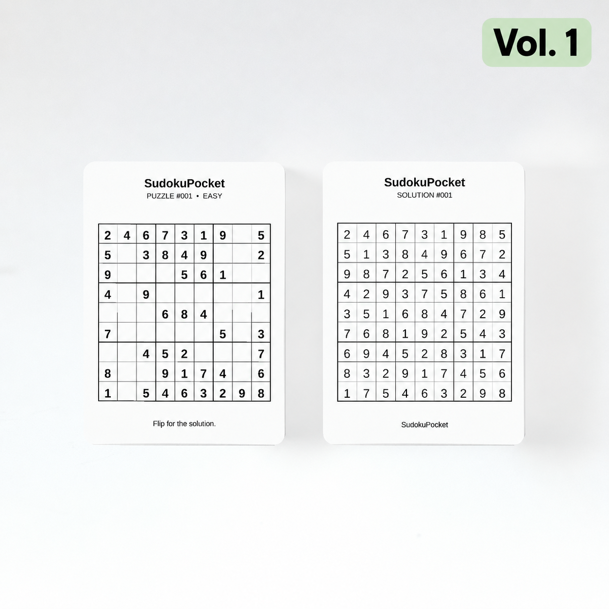 Sudoku Pack Easy Volume 1